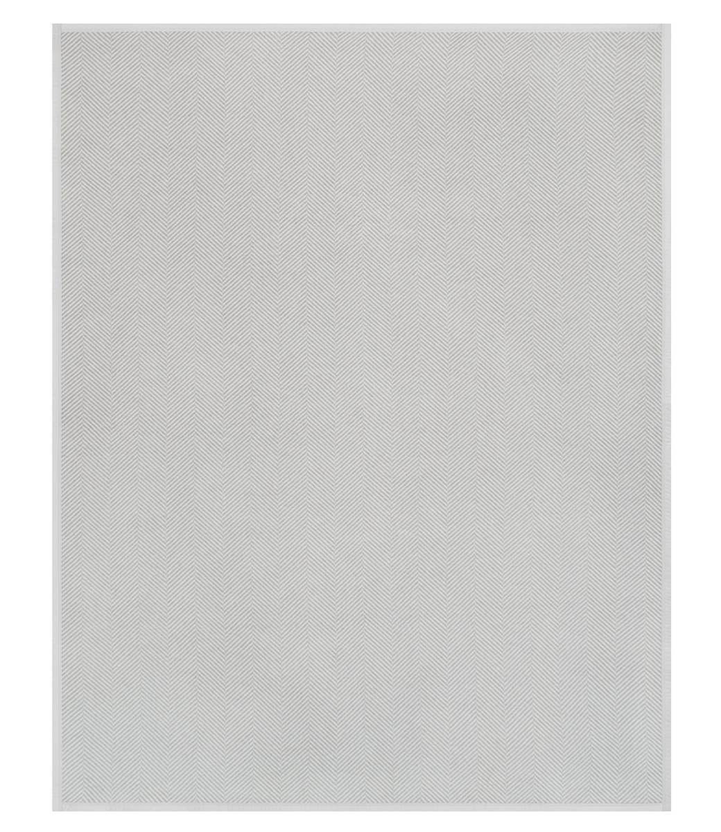 Harborview Herringbone Light Grey Blanket, Original