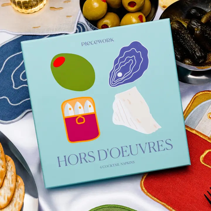 Hors D'oeuvres Cocktail Napkins, Set of 4