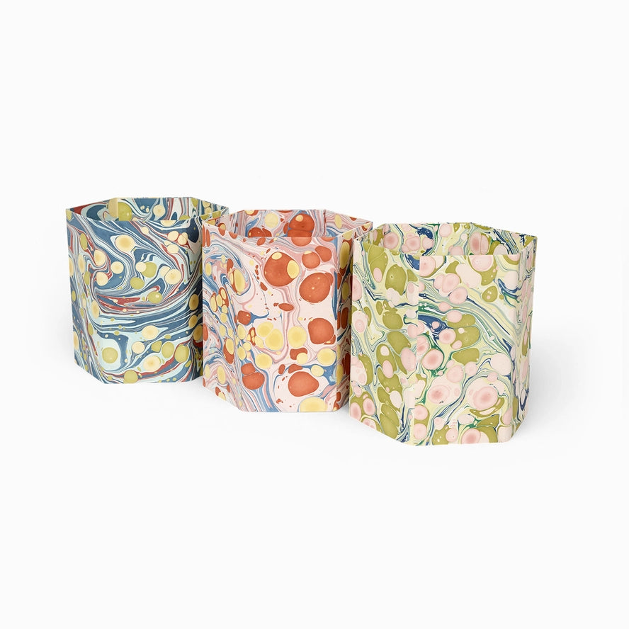 Kirsch Hexagon Basket, Twilight Splatter