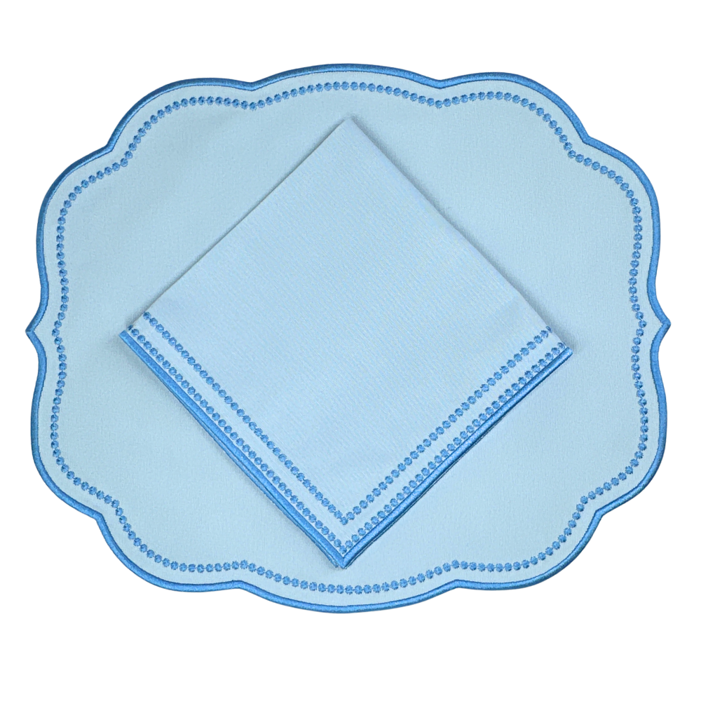 Charlotte Blue Napkins, Set of 4