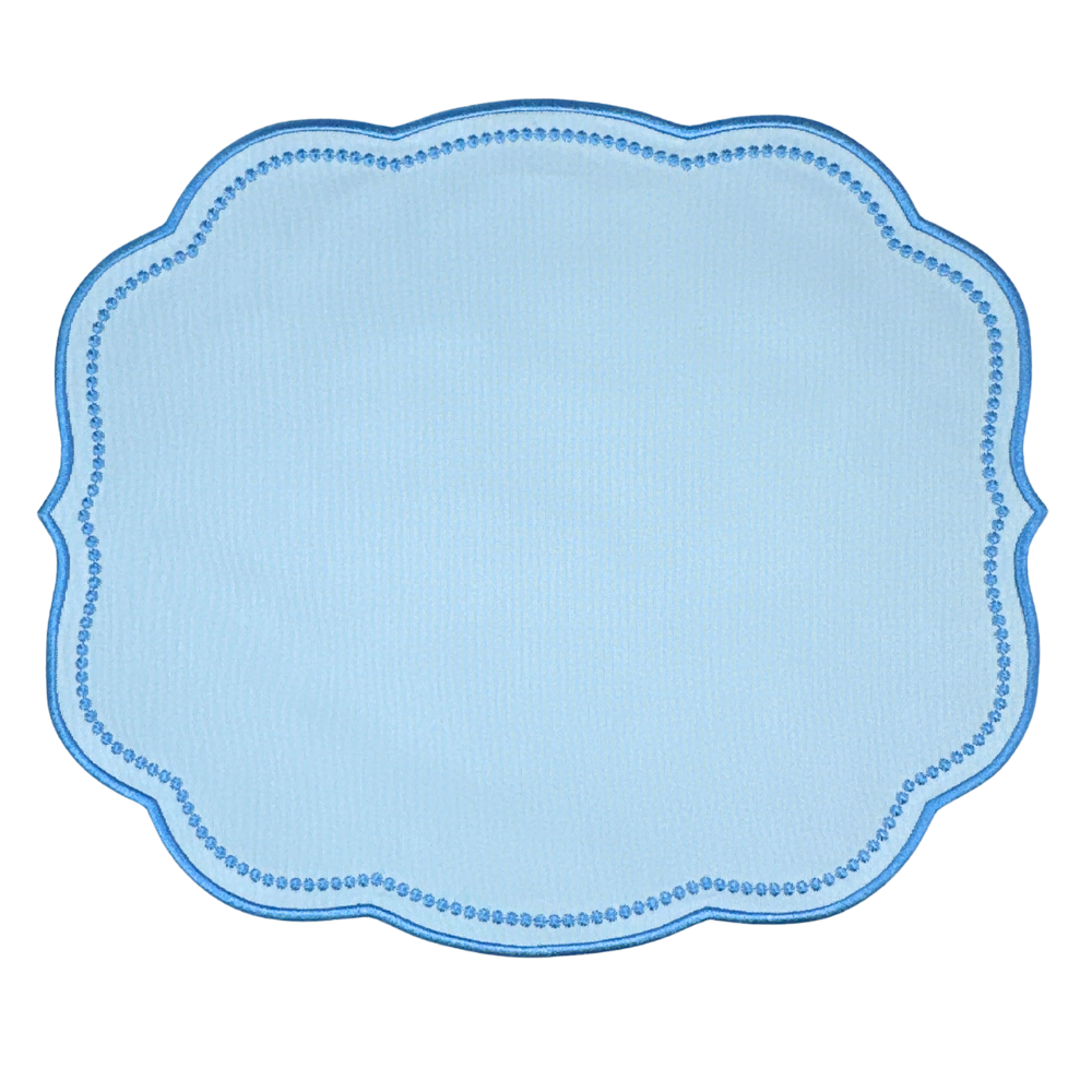 Charlotte Blue Placemats, Set of 4