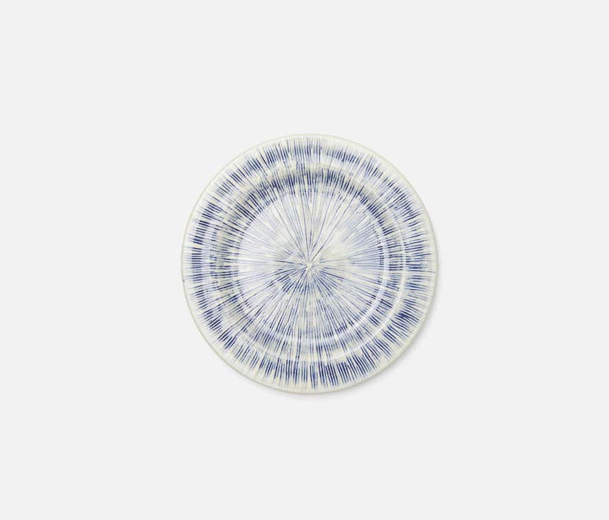 Nolan Navy Cream Salad/Dessert Plate, Set of 4