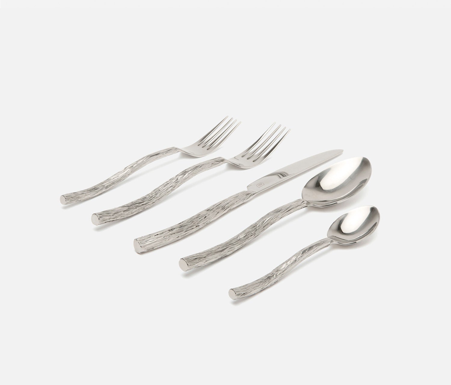 Danele Polished Silver Flatware Set