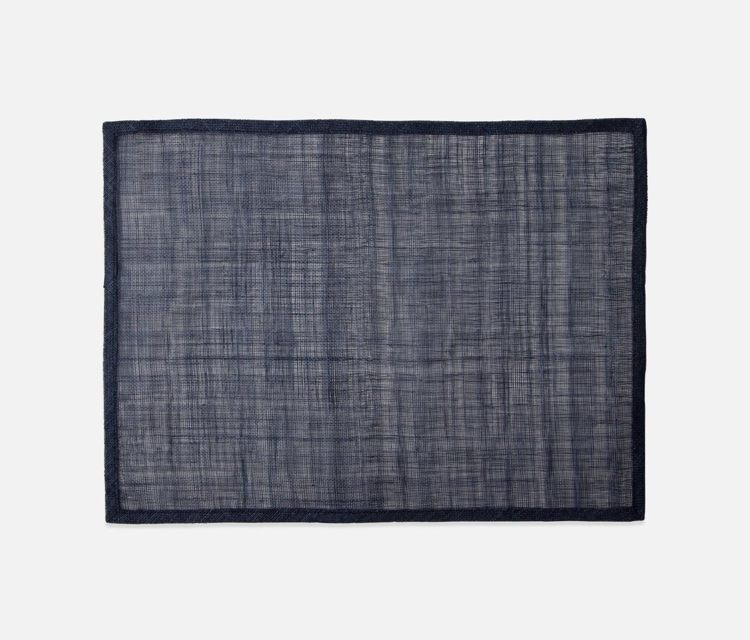 June Dark Navy Rectangular Placemat, Set of 4