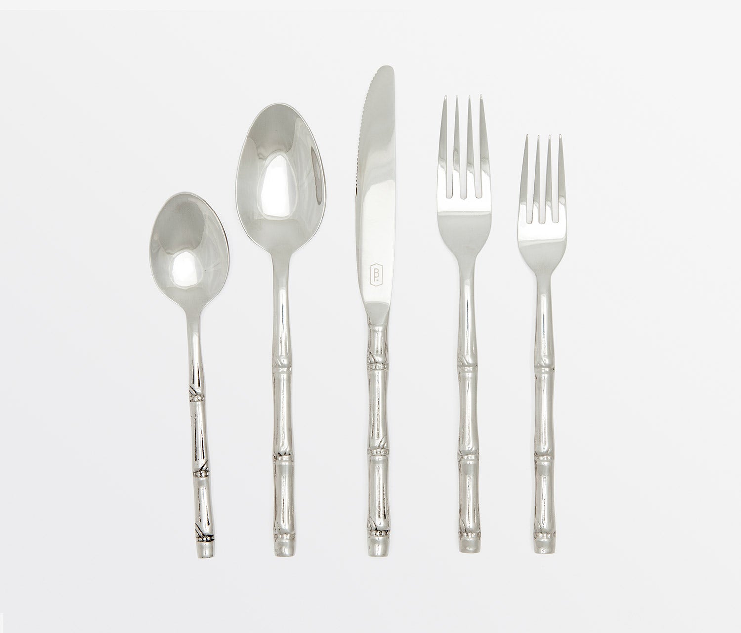 Liliana Polished Silver Flatware Set