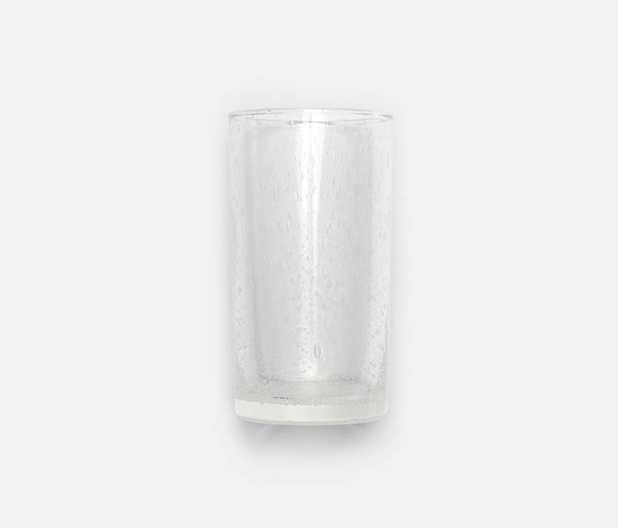 Quinn Hand Blown Highball Glass, Clear, Set of 6