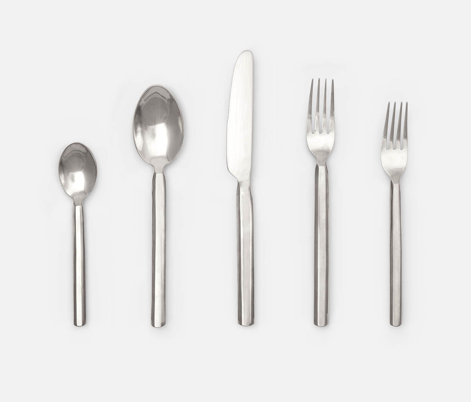 Roland Polished Silver Flatware Set