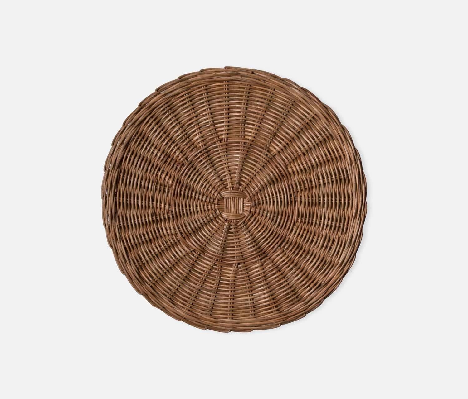 Tisbury Honey Rattan Round Placemat, Set of 4