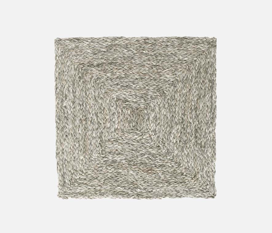 Zoey Mixed Gray Square Placemat, Set of 4