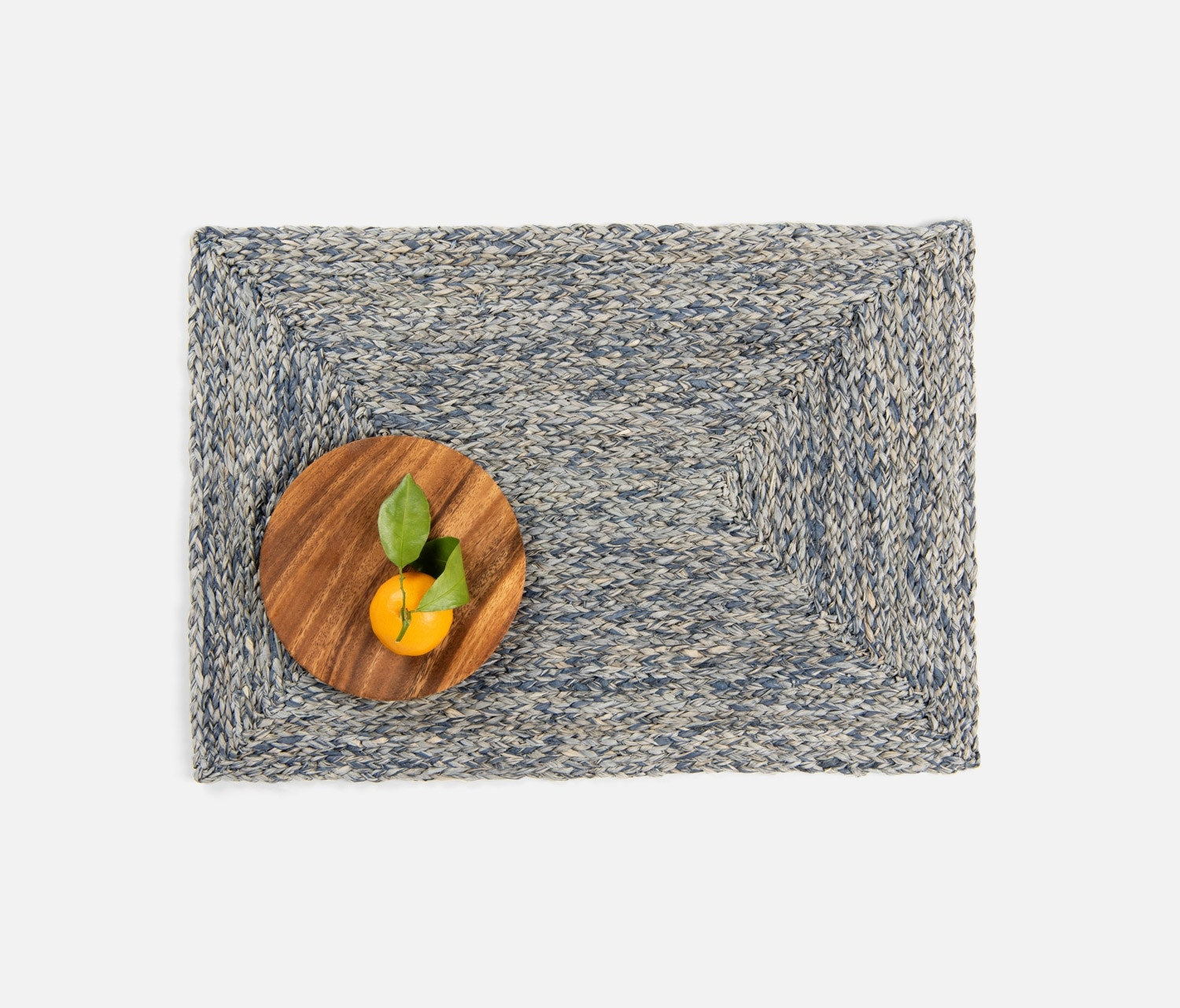 Zoey Slate Blue Rectangular Placemat, Set of 4