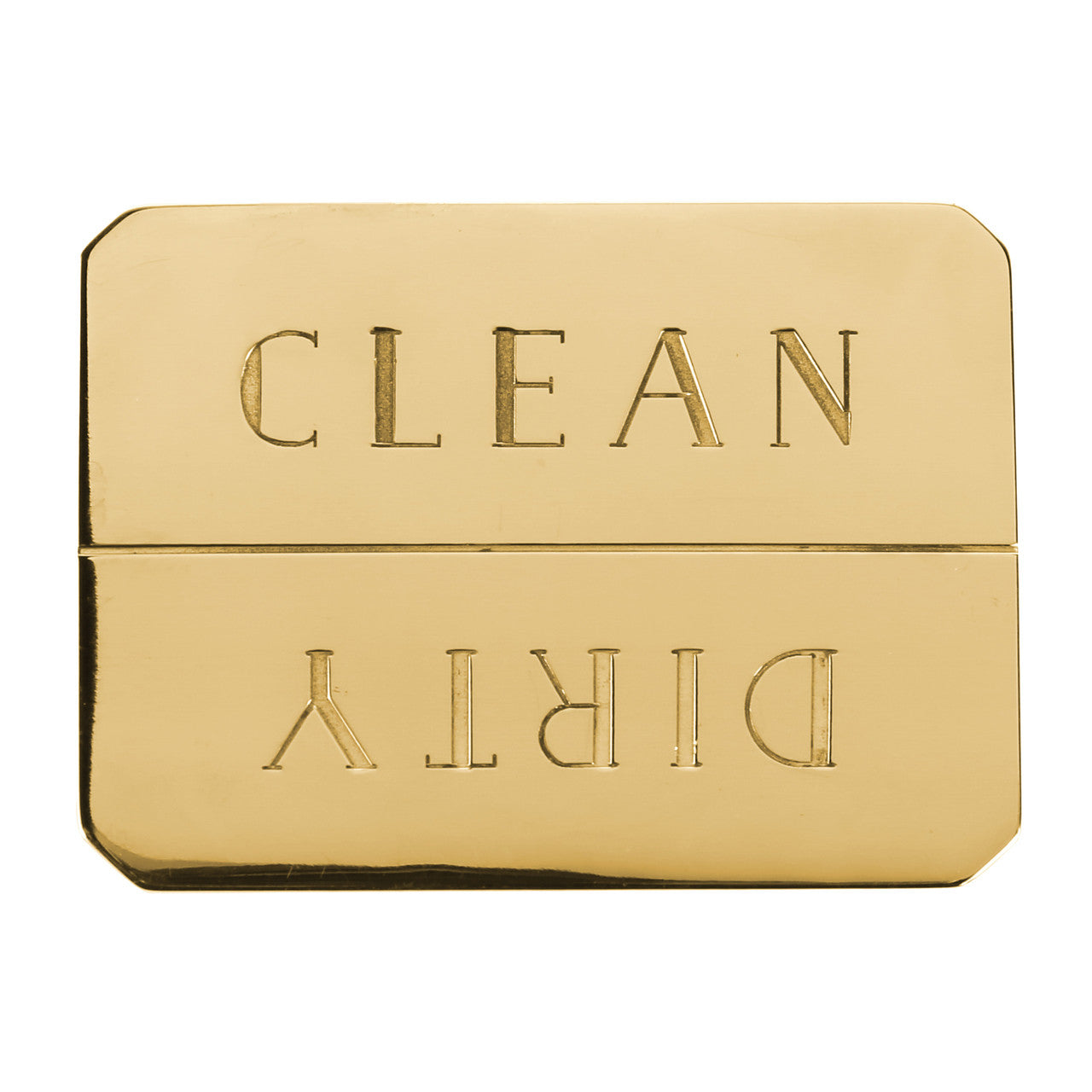 Clean / Dirty Brass Dishwasher Magnet