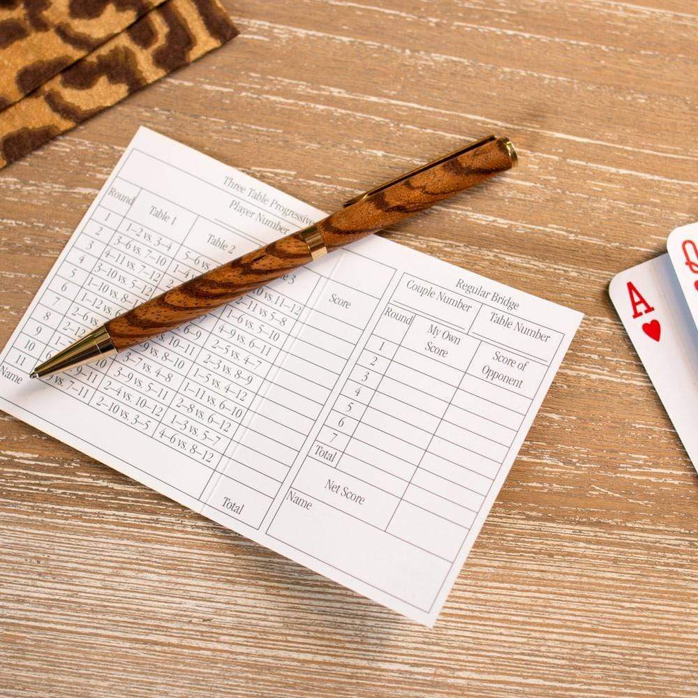 Caspari Bridge Tallies Package, Under The Palms