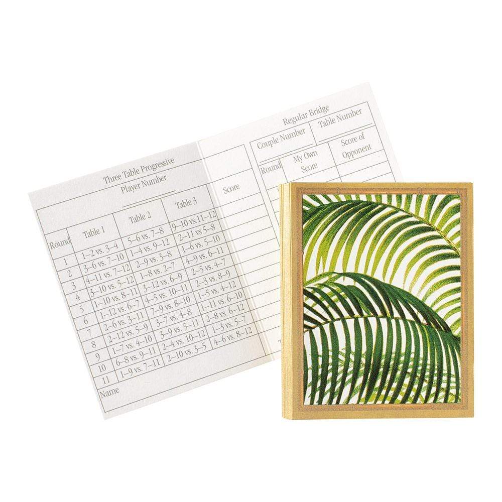 Caspari Bridge Tallies Package, Under The Palms