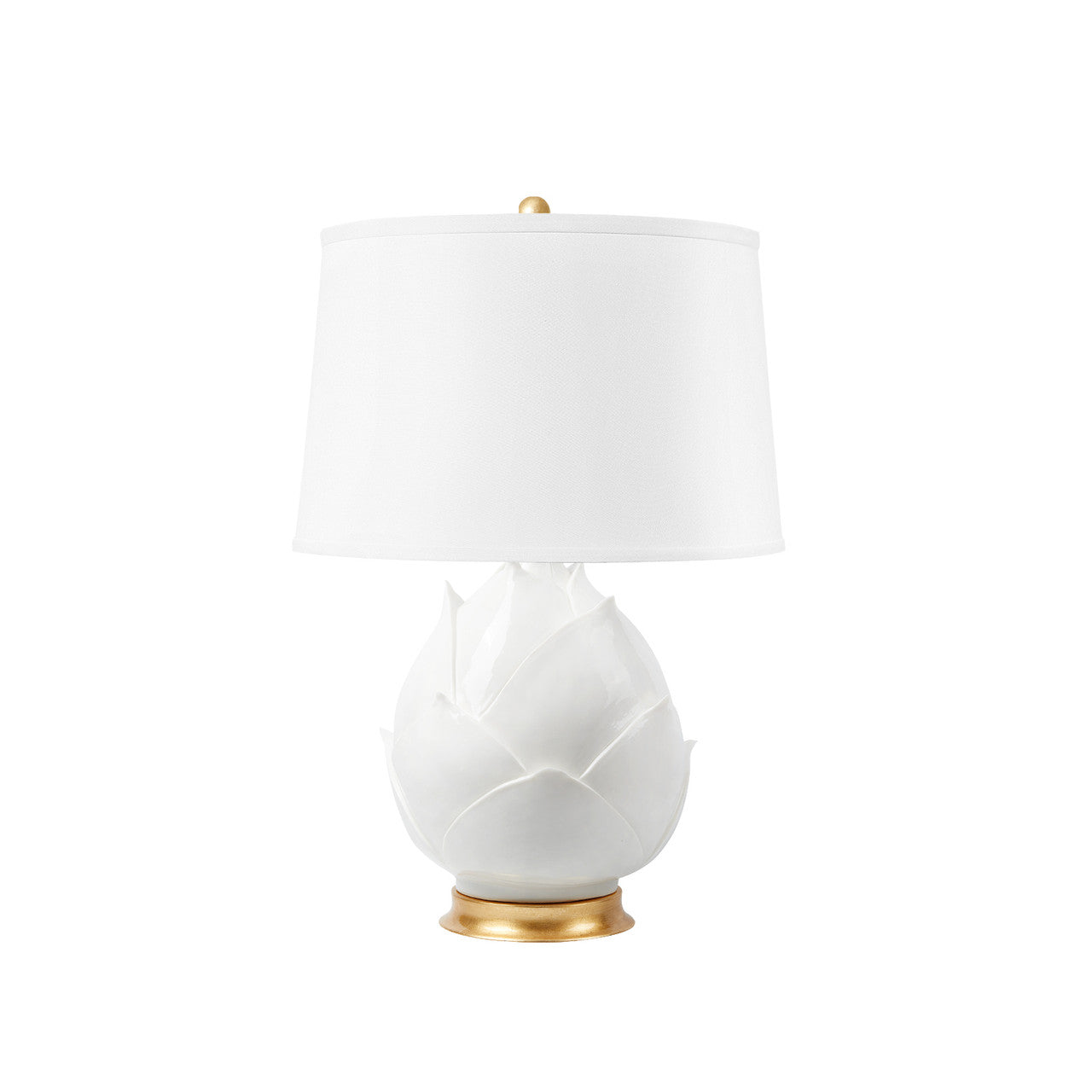 Budding Table Lamp, Blanc de Chine