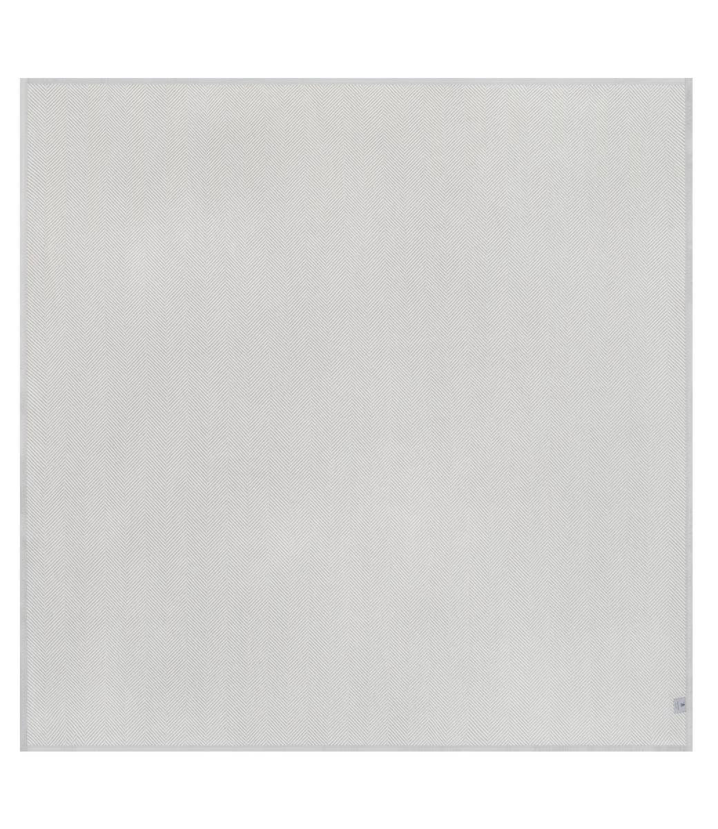 Harborview Herringbone Light Grey Blanket, Original