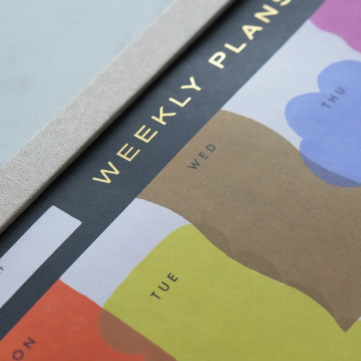 Weekly Planner, Painterly Shapes