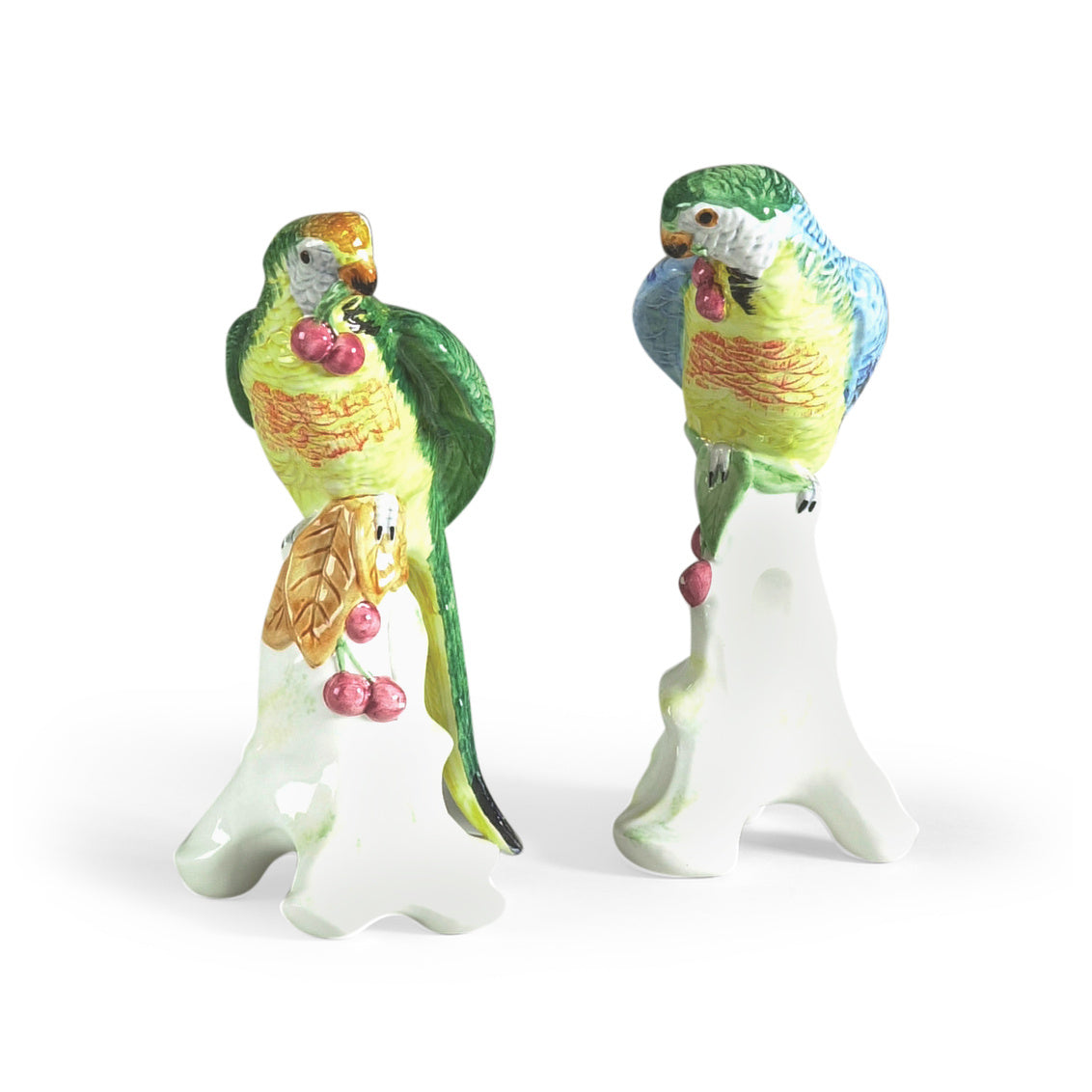 Cerise Italian Parrots, Pair