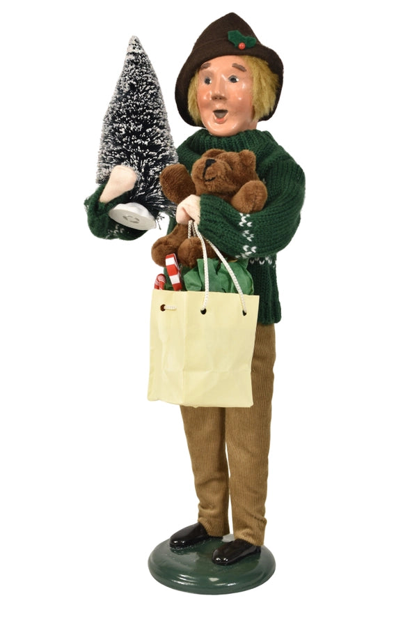 Byers Choice Shopping Family Man