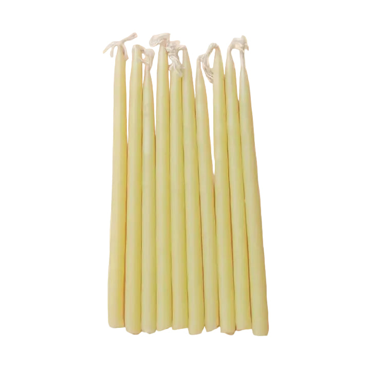 Lemon Lime Zest Tapered Candles, Set of 10