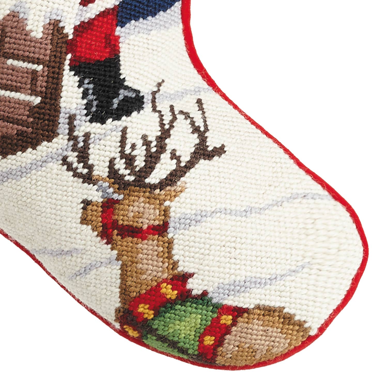 Down the Chimney Needlepoint Stocking