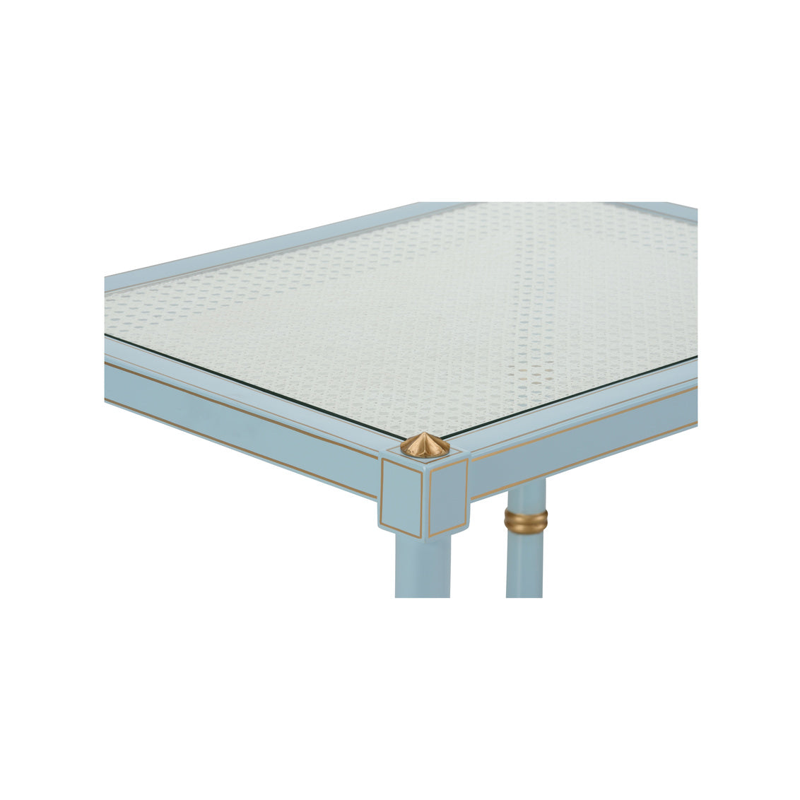 Conrad End Table, Blue