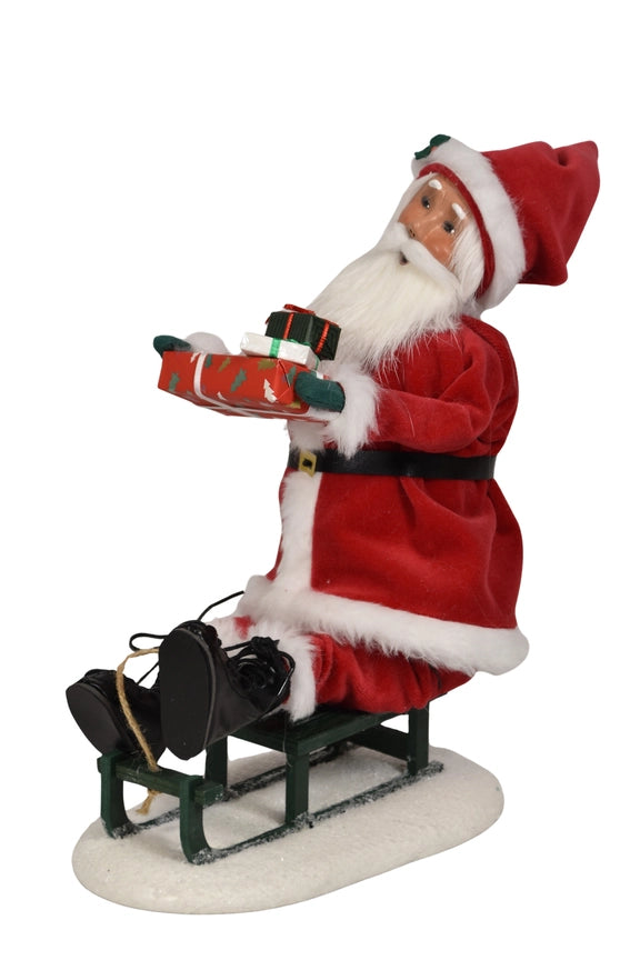 Byers Choice Santa On Sled