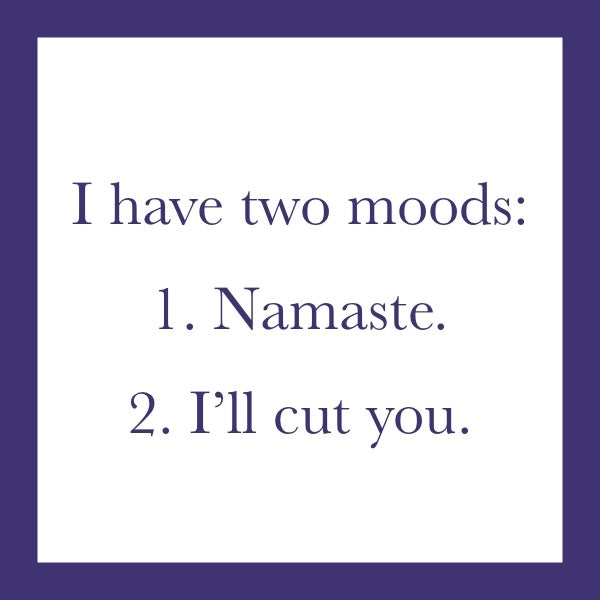 Two Moods Coaster