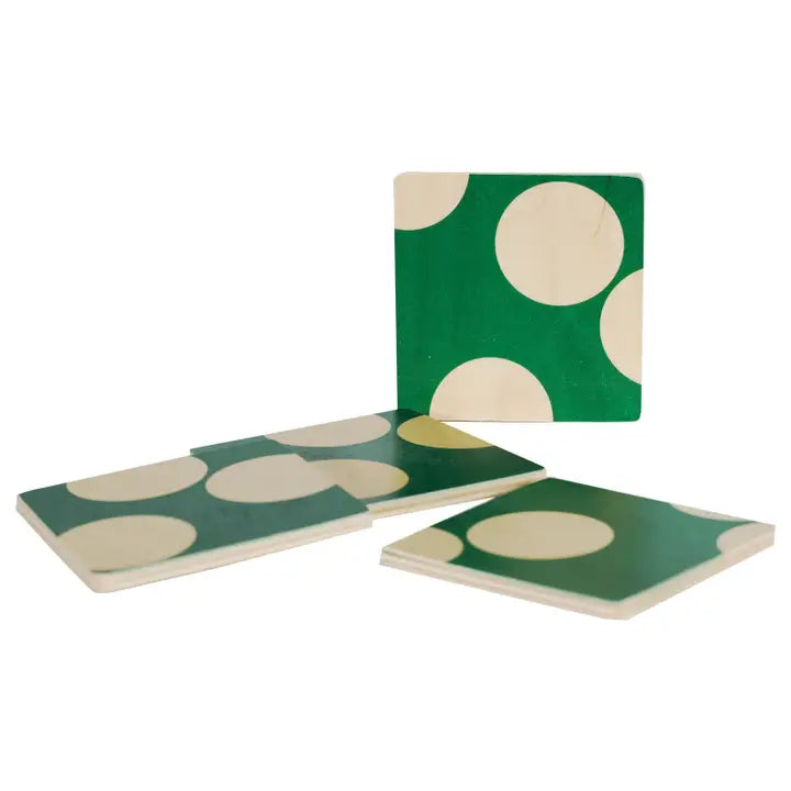 Kelly Dot Coasters, Set of 4