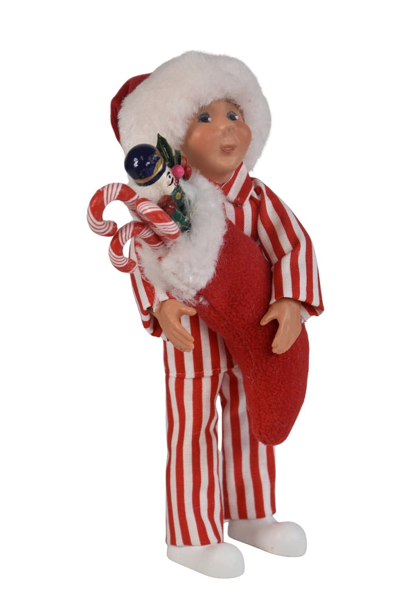 Byers Choice Toddler Boy w/ Stocking