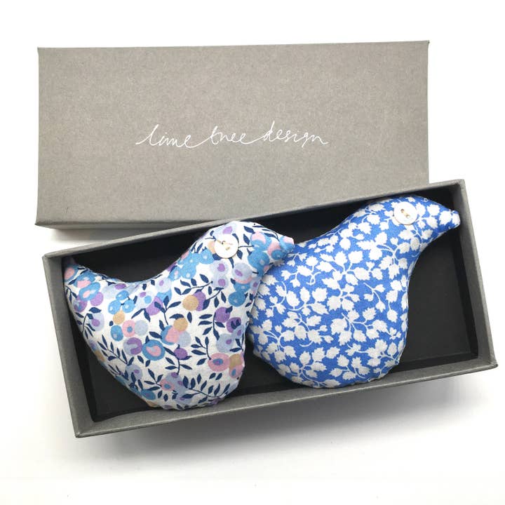 Lavender Bird Sachets, Lark Rise, Set of 2