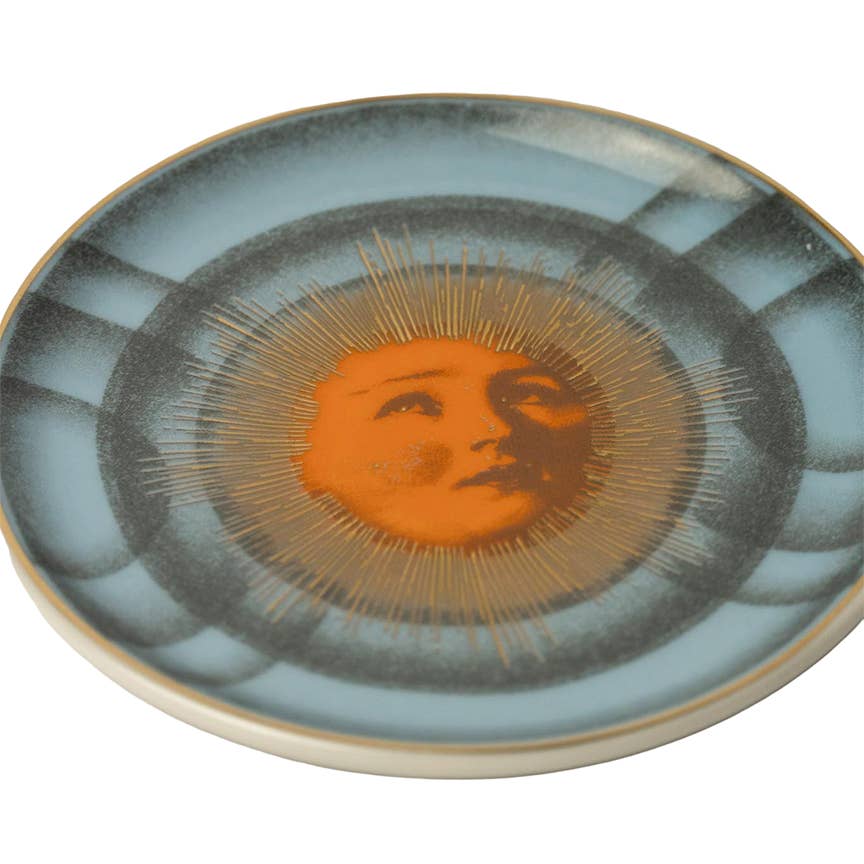 Cosmic Rising Round Ceramic Dish