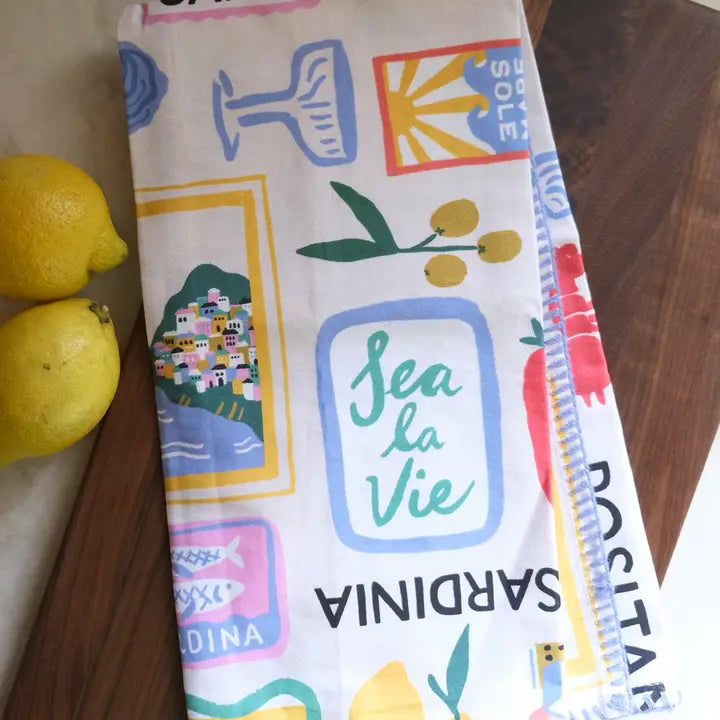 Sea La Vie Tea Towel