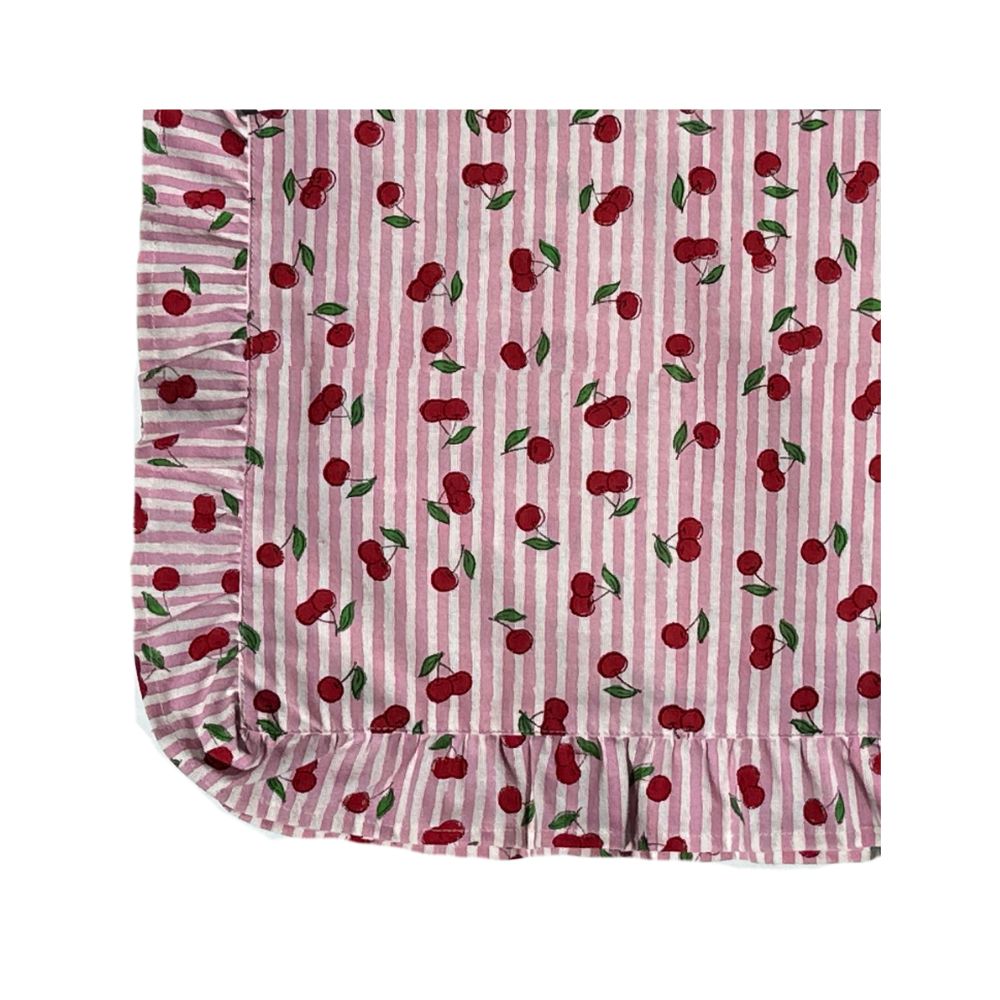 Cherries with Ruffles Napkins, Set of 4