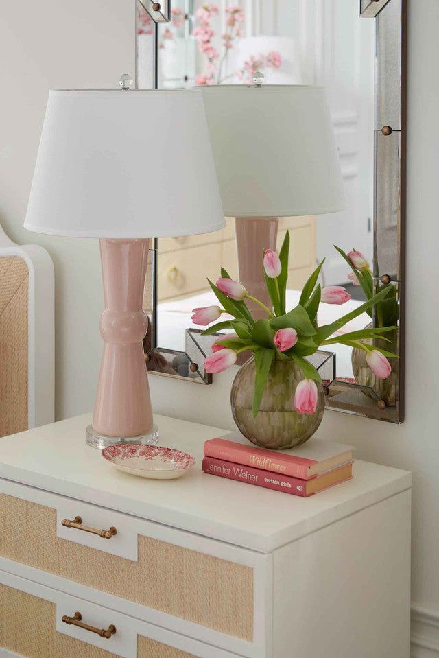 Clarissa Table Lamp, Pink