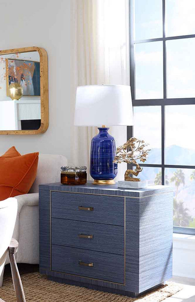 Carolyn Table Lamp,, Royal Blue