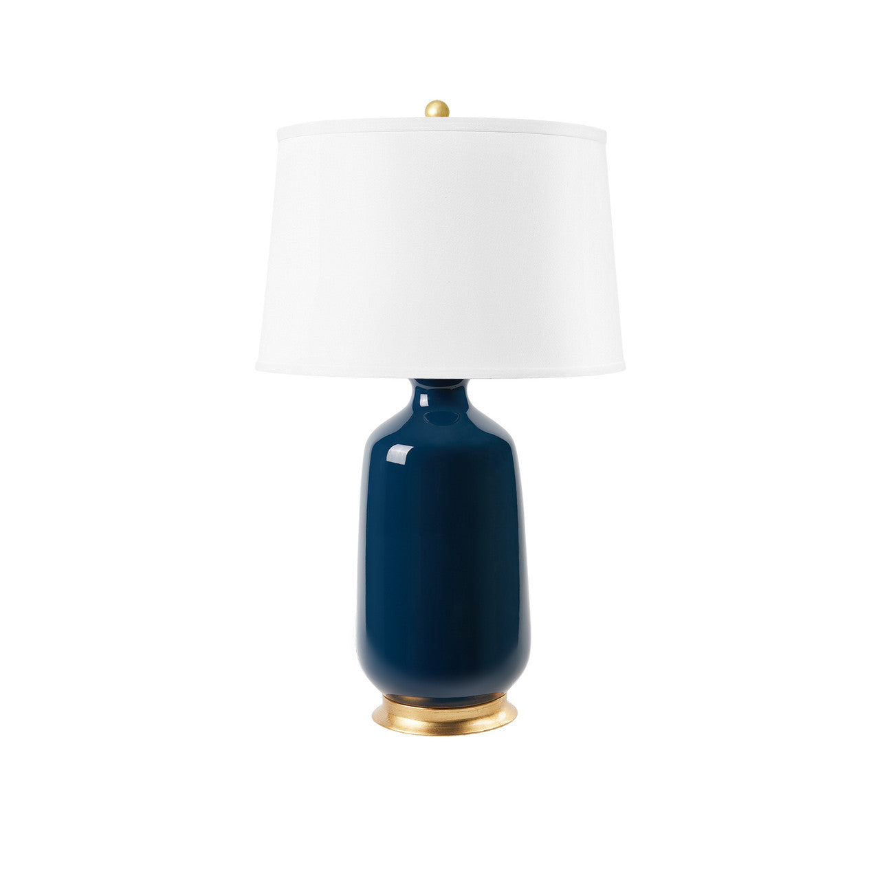 Carolyn Table Lamp, Navy Blue