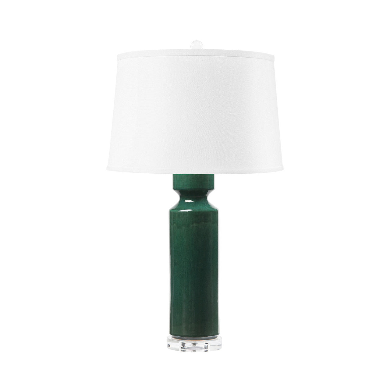 Corinth Table Lamp, Emerald Green