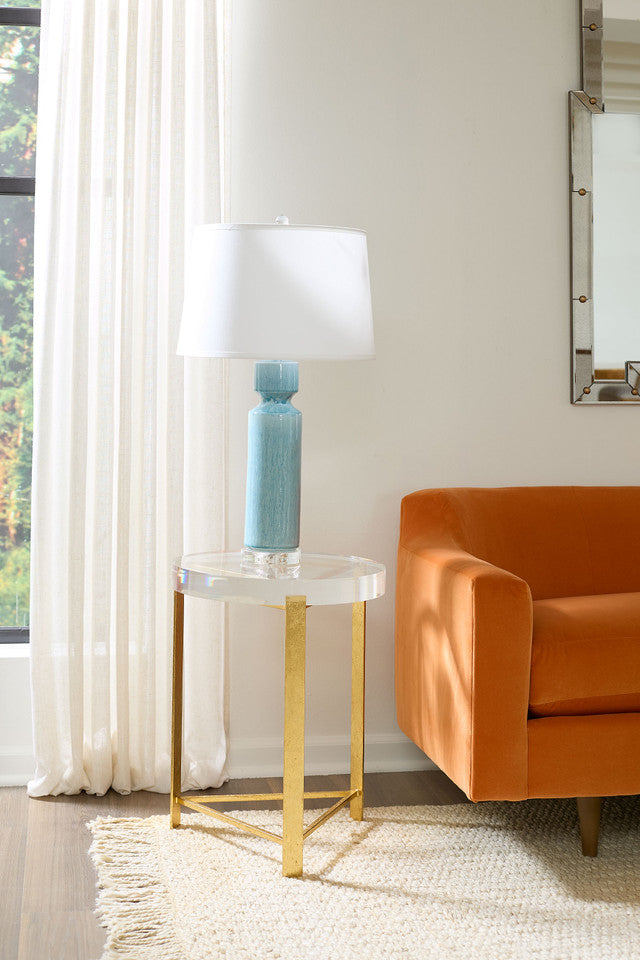 Corinth Table Lamp, Cloud Blue