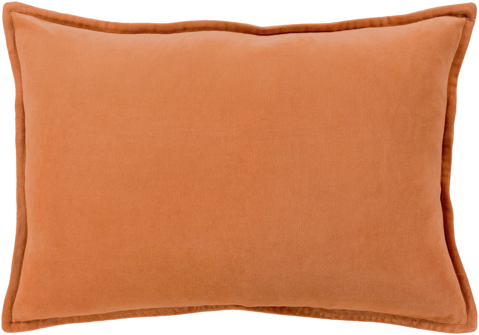 Classic Clementine Cotton Velvet Pillow, Multiple Sizes