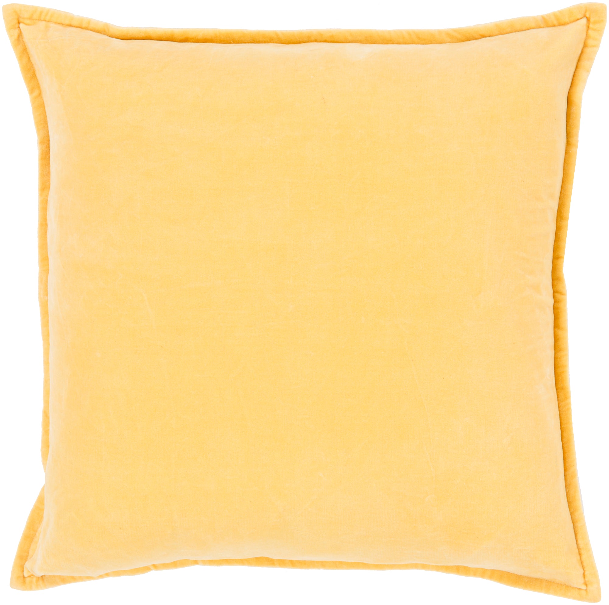 Classic Merigold Cotton Velvet Pillow, Multiple Sizes