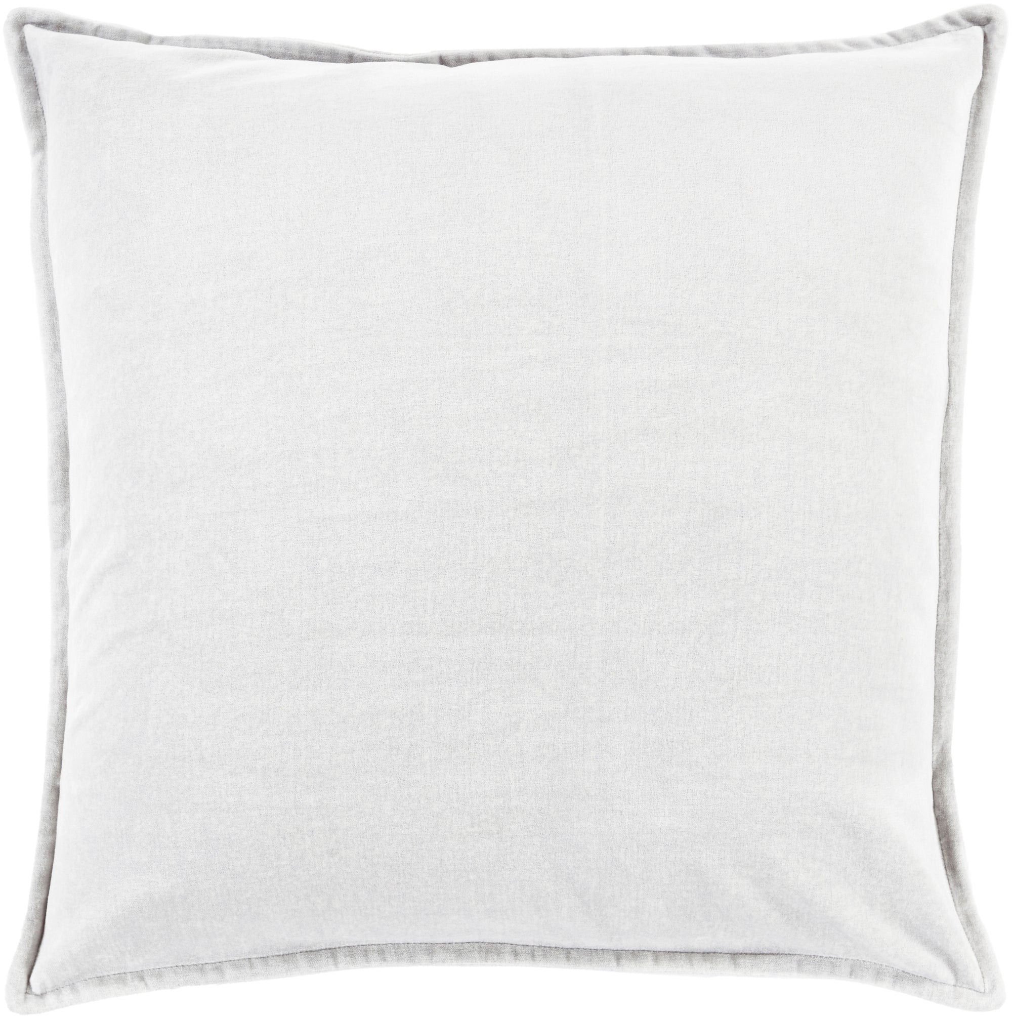 Classic Fog Cotton Velvet Pillow, Multiple Sizes