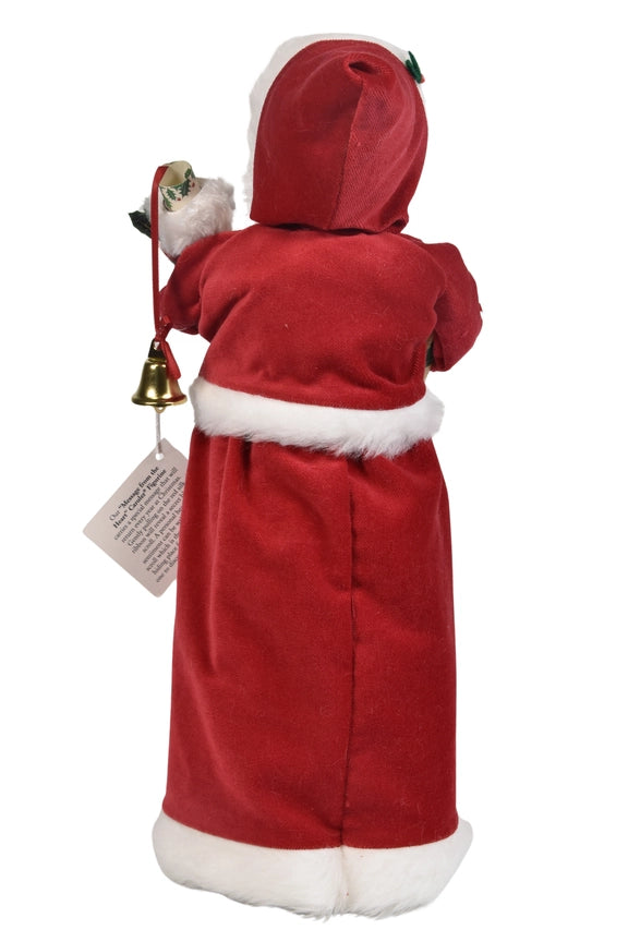 Byers Choice Message Red Velvet Mrs Claus