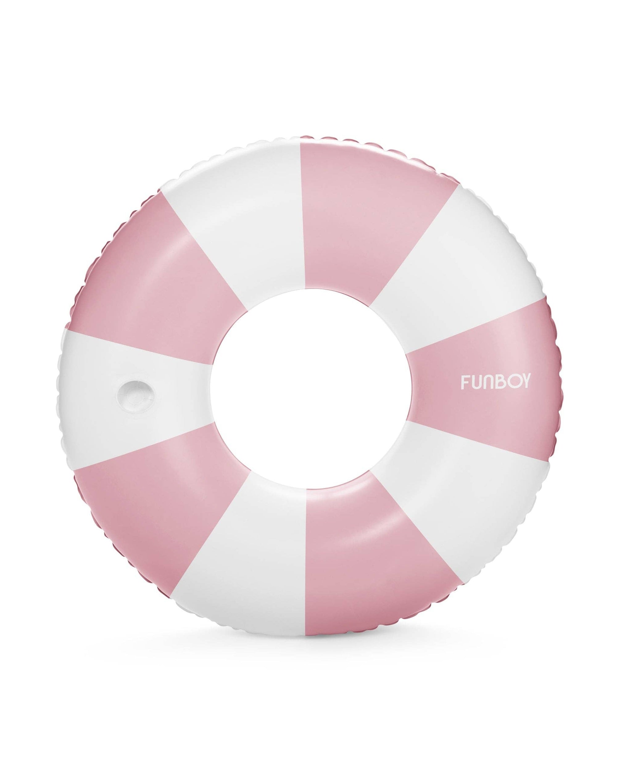 Funboy Pink Vintage Stripe Tube Float
