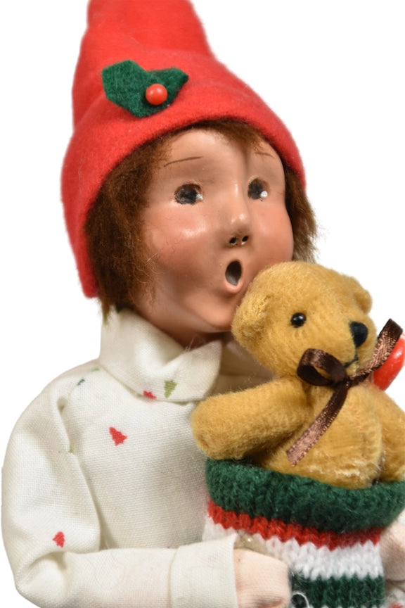 Byers Choice Stocking Family Boy