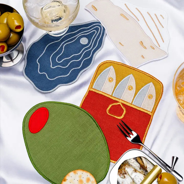 Hors D'oeuvres Cocktail Napkins, Set of 4