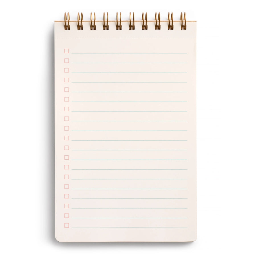 Tomato Gingham Task Pad, Green