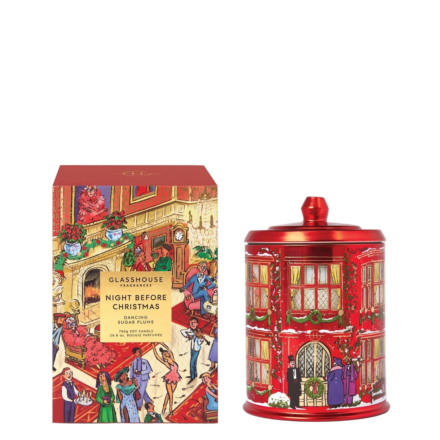 Glasshouse Night Before Christmas XL Candle