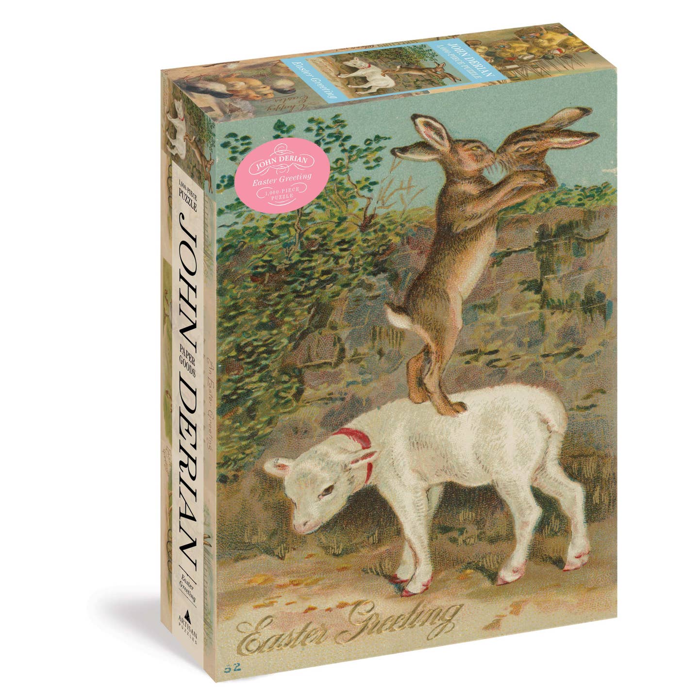 John Derian Paper Goods: Easter Greeting 1,000-Piece Puzzle