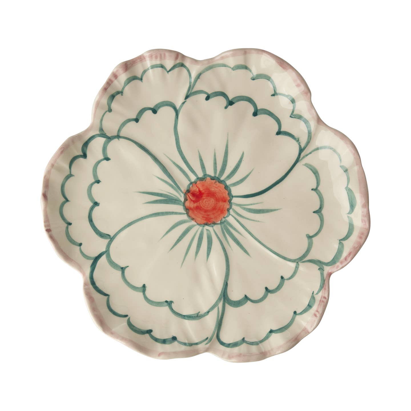 Lansley Flower Plate, Pink