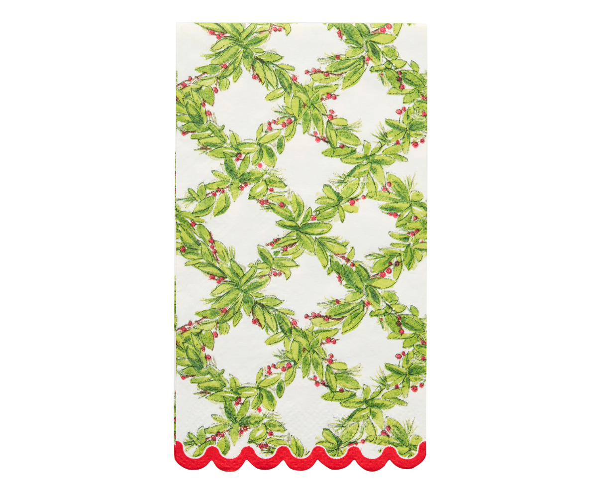 Holly Berry Guest Towels